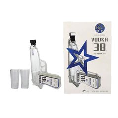 Vodka 38 gaveæske m/ 2 glas - slikforvoksne.dk